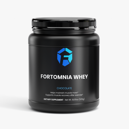 Fortomnia Whey Chocolate included in Build + Recover bundle